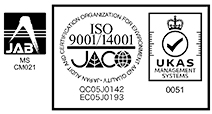 ISO9001,ISO14001認証取得