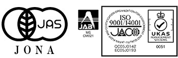 有機JAS認証 ISO9001,ISO14001認証